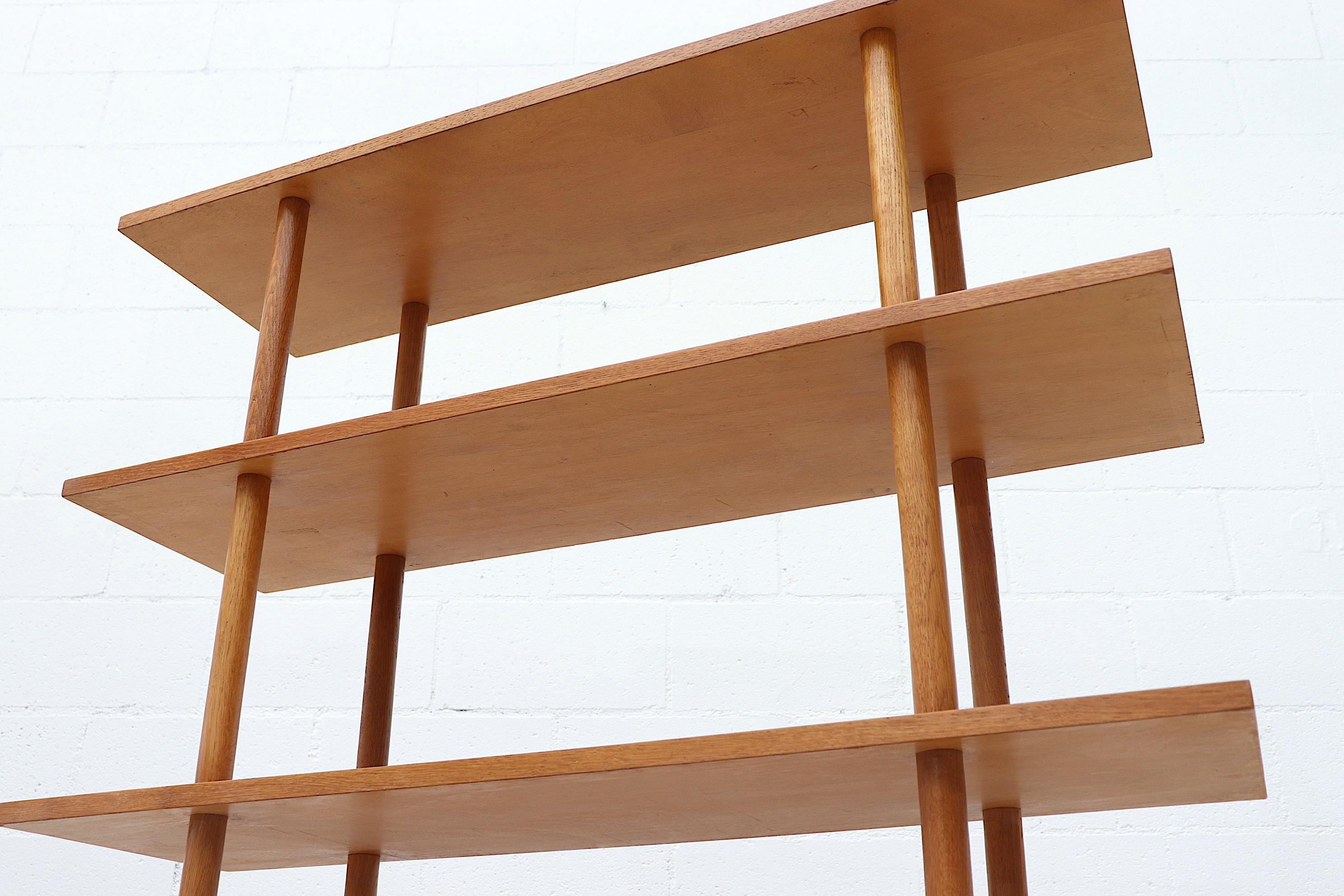 Dutch Modernist Stick Bookshelf In Good Condition In Los Angeles, CA