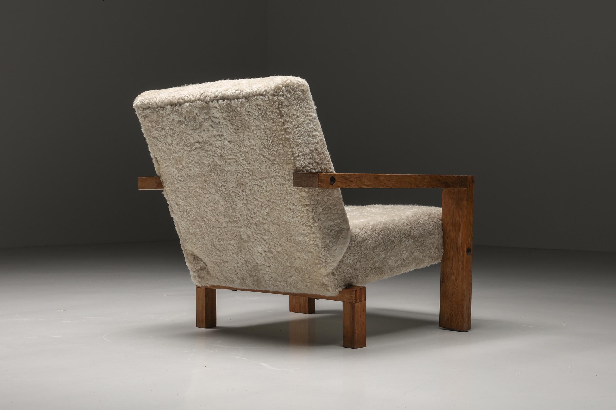 Dutch Modernist Wim Den Boon Hein Stolle Armchairs, Mid-Century Modern, 1950's 1