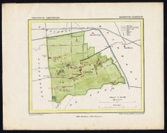 Dutch Municipality of Oldekerk in Groningen, The Netherlands, 1865