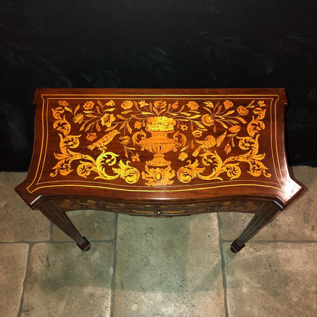 Neoclassical Dutch Neoclassic Inlaid Card Table