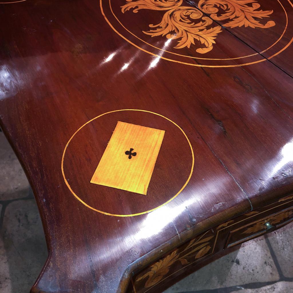 Dutch Neoclassic Inlaid Card Table 3