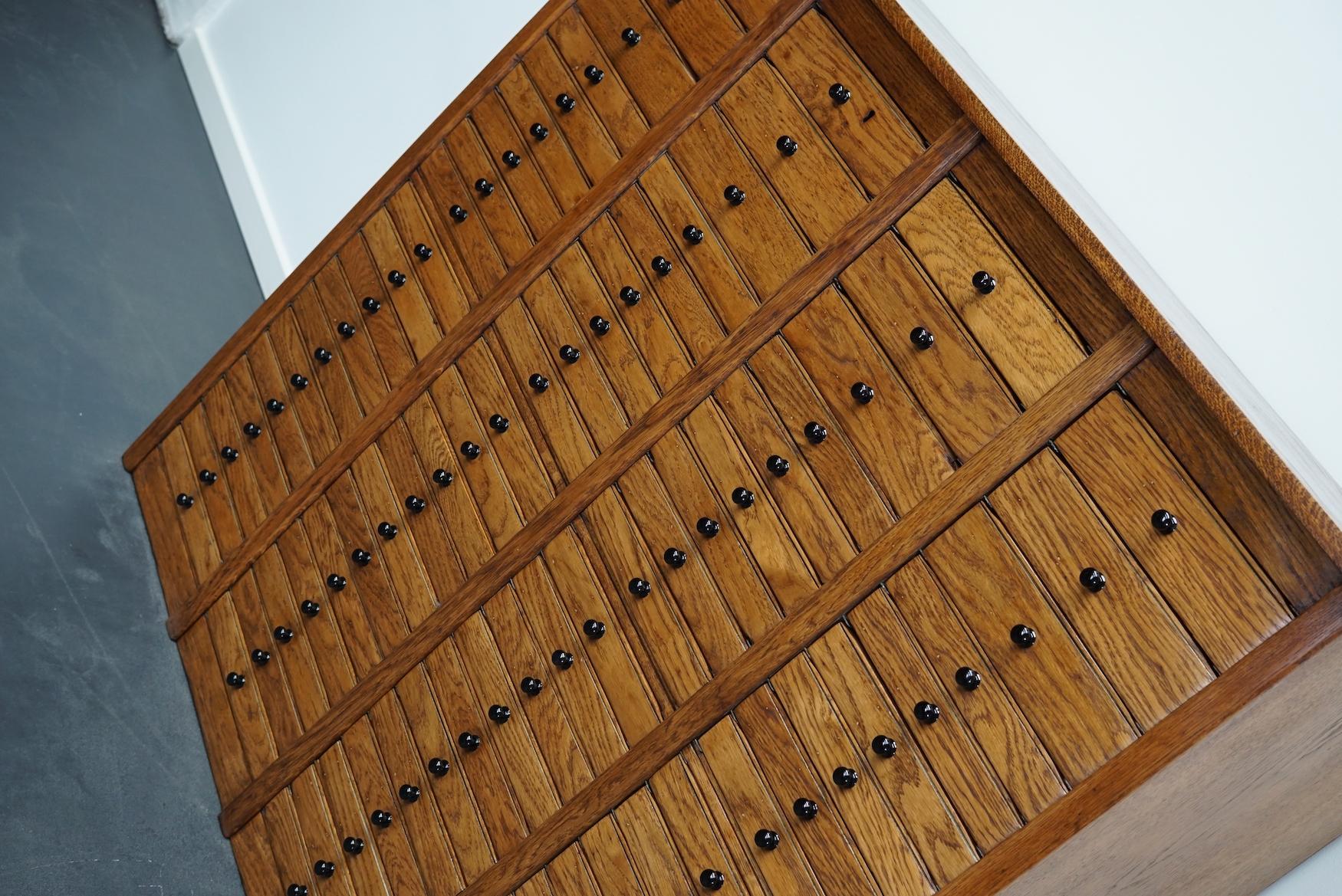 Dutch Oak Apothecary Apothecary Cabinet, 1930s 8