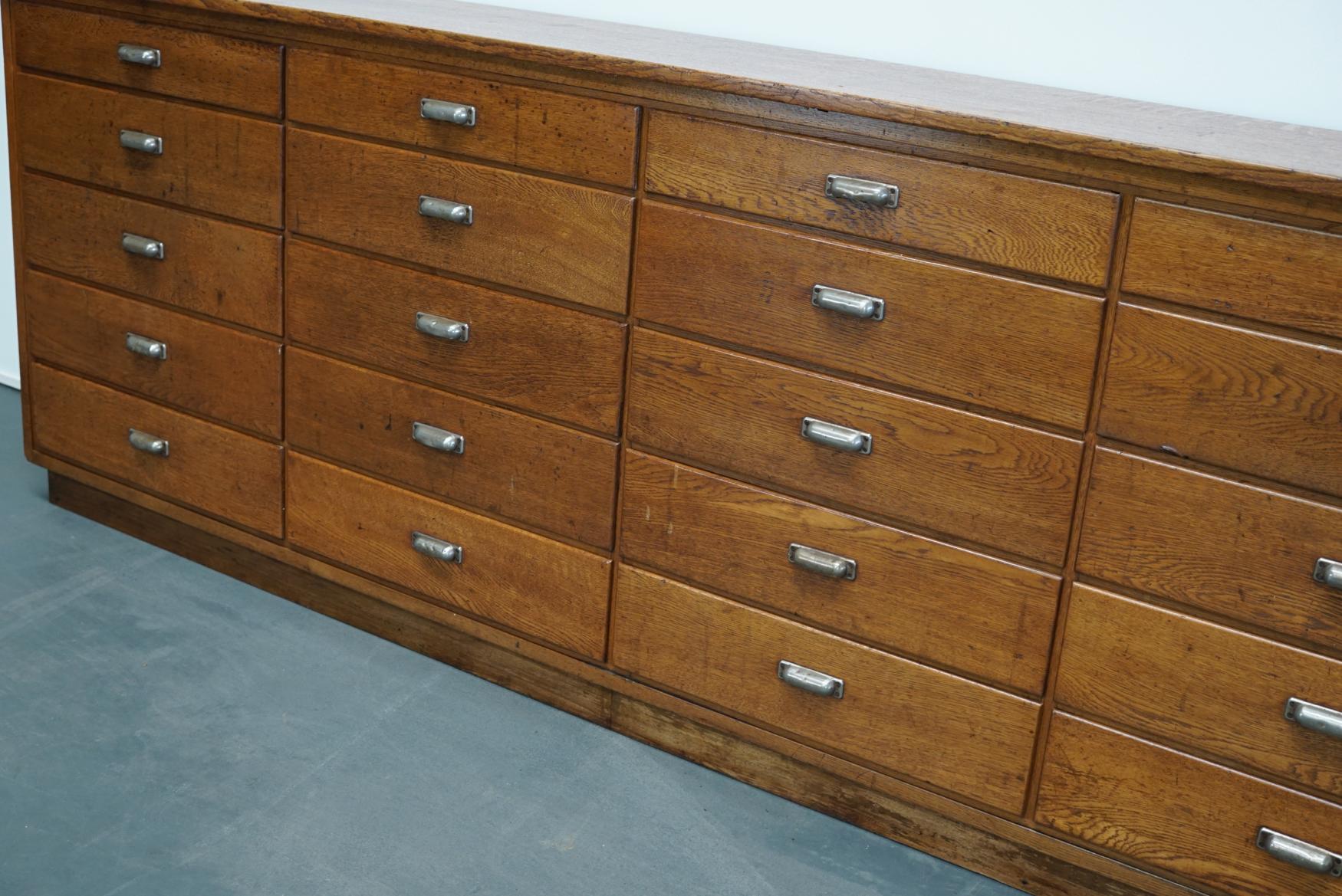 Dutch Oak Apothecary Apothecary Cabinet, 1930s 9