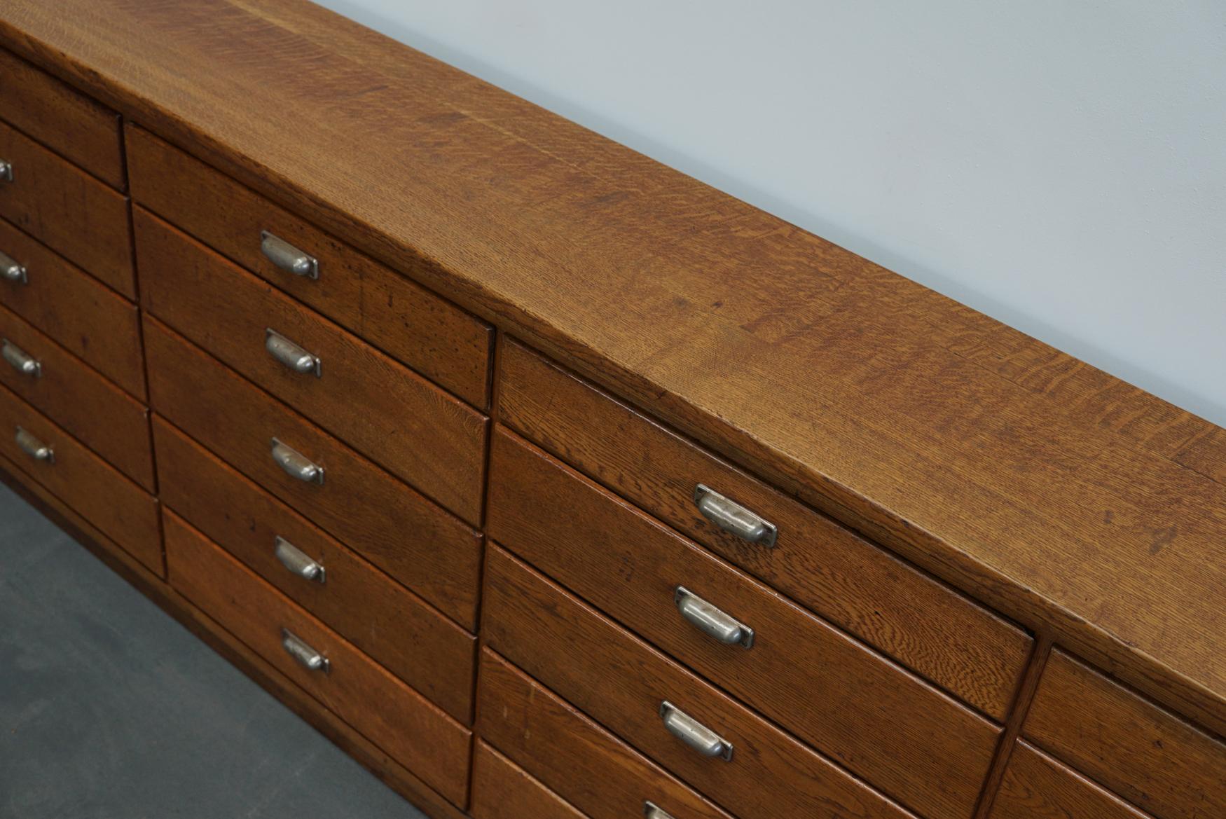 Dutch Oak Apothecary Apothecary Cabinet, 1930s 12