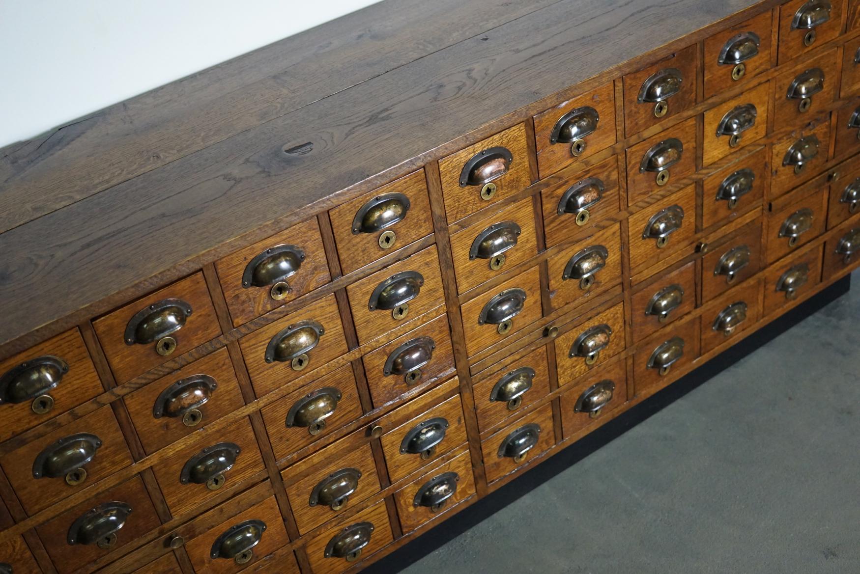 Dutch Oak Apothecary Cabinet, 1930s 6