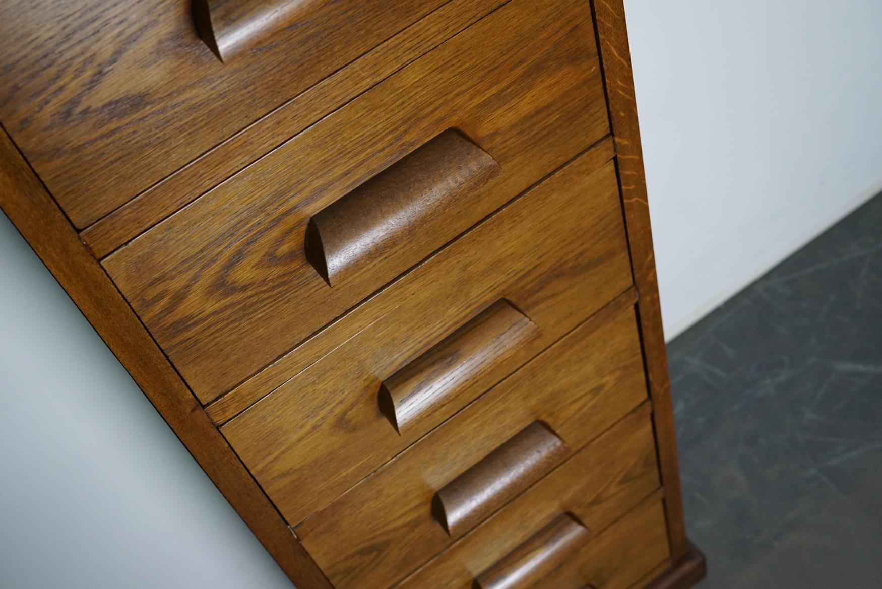 Dutch Oak Apothecary Cabinet, 1930s 7