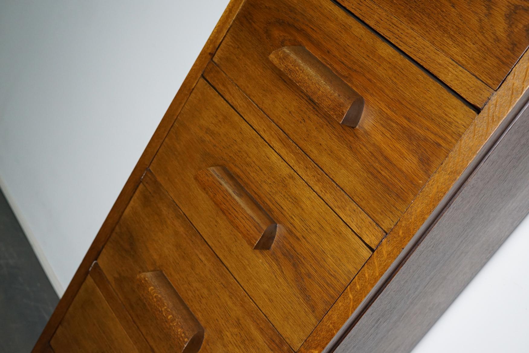 Dutch Oak Apothecary Cabinet, 1930s 2