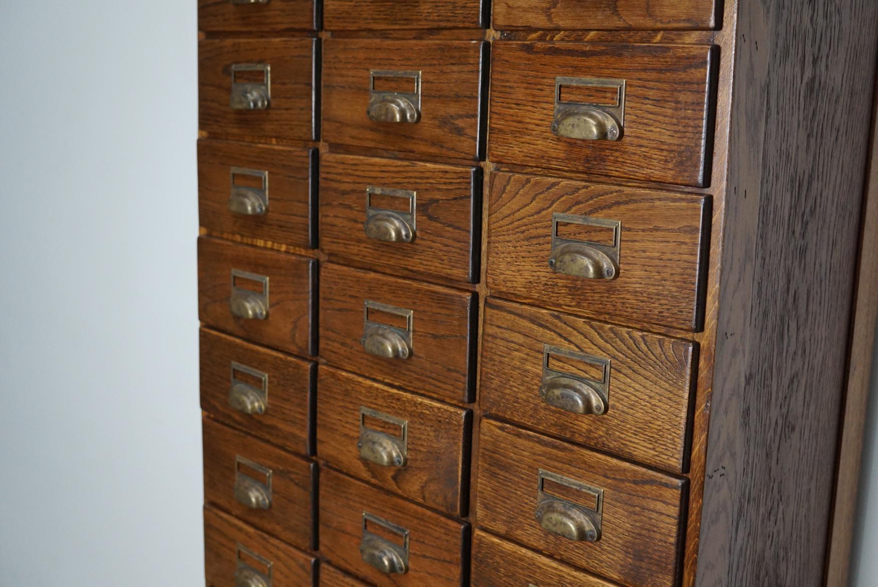 Dutch Oak Apothecary Cabinet, 1930s 4