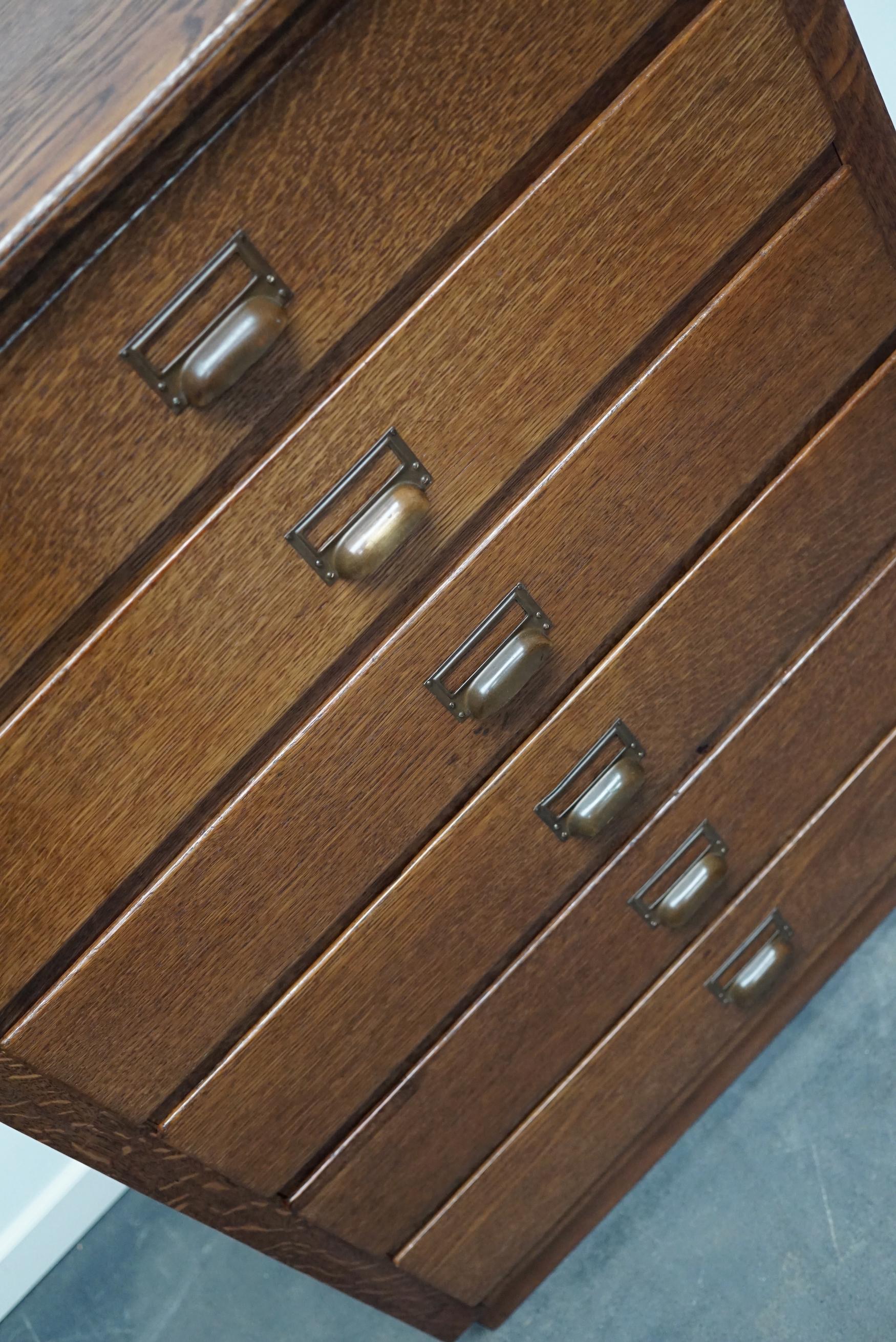 Dutch Oak Apothecary Cabinet or Bank of Drawers, 1930s  For Sale 2