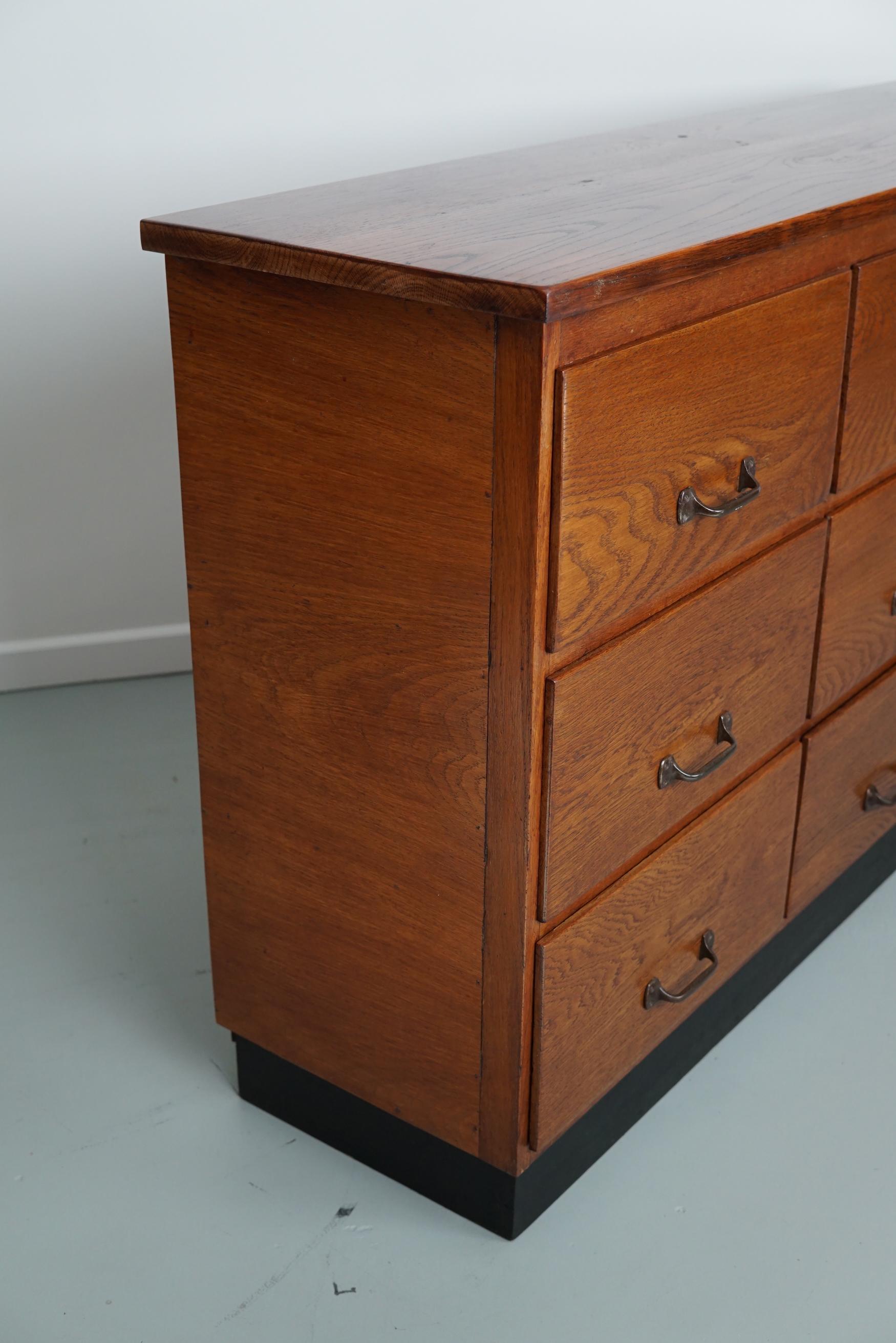 Dutch Oak Apothecary Cabinet / Shop Cabinet / Sideboard, 1930s 6