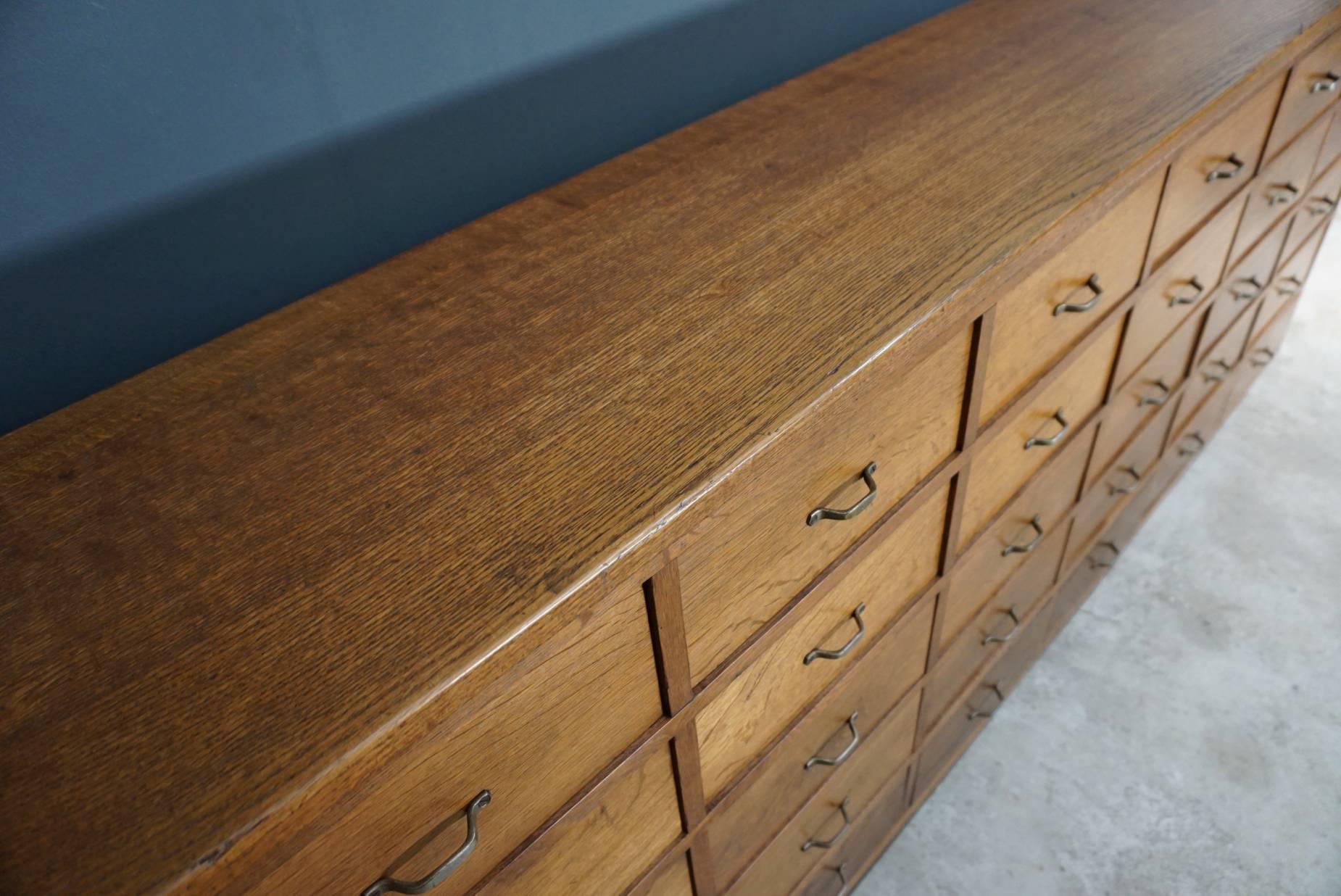 Dutch Oak Apothecary Cabinet, 1950s 1