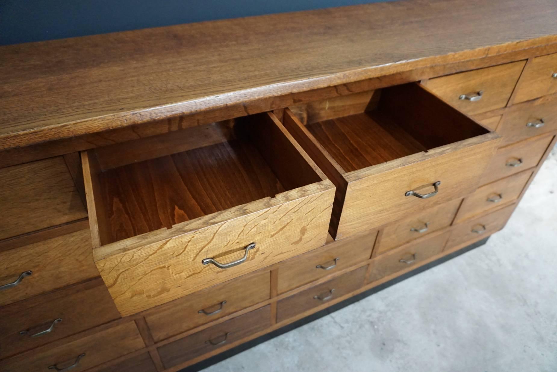 Dutch Oak Apothecary Cabinet, 1950s 3