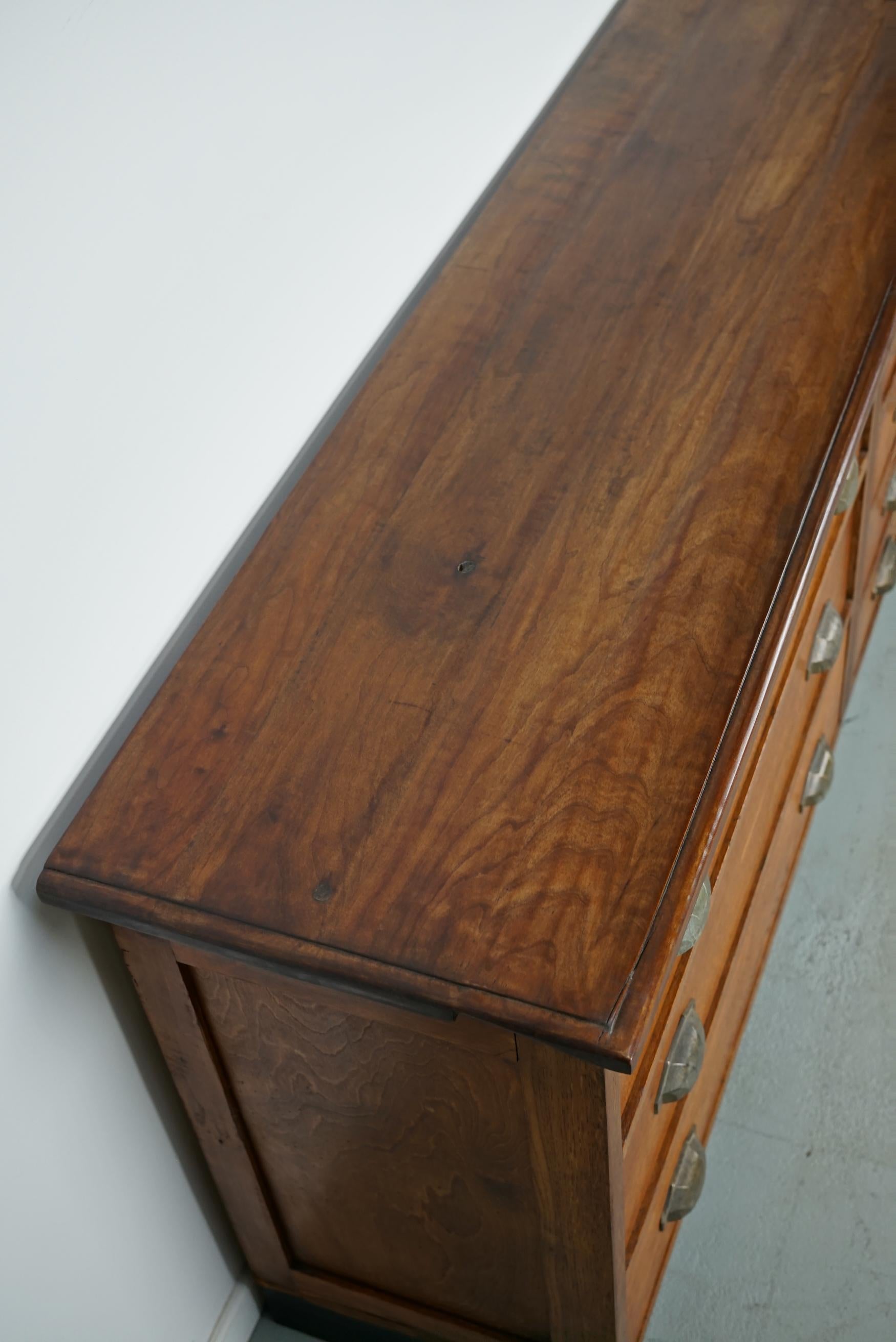 Dutch Oak Apothecary / Filing Cabinet, 1930s For Sale 9