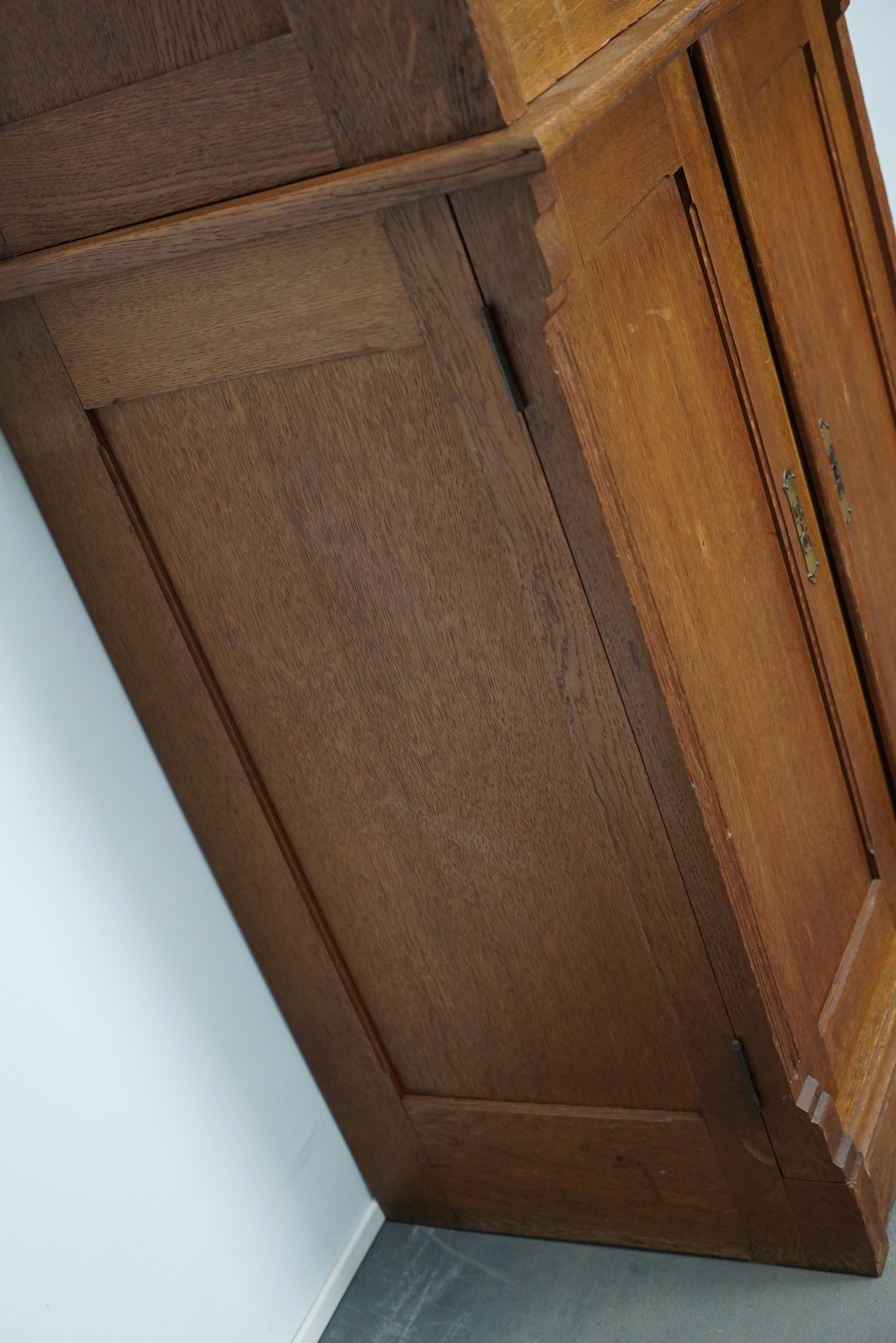 Dutch Oak Apothecary or Filing Cabinet, 1930s For Sale 8