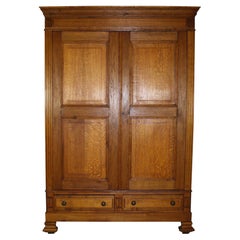 Dutch Oak Armoire, circa 1900