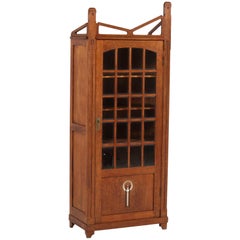 Dutch Oak Art Nouveau Arts & Crafts Bookcase by Prins Culemborg, 1900s