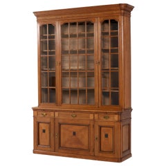 Dutch Oak Art Nouveau Library Bookcase by H. Pander & Zonen Den Haag, 1900s