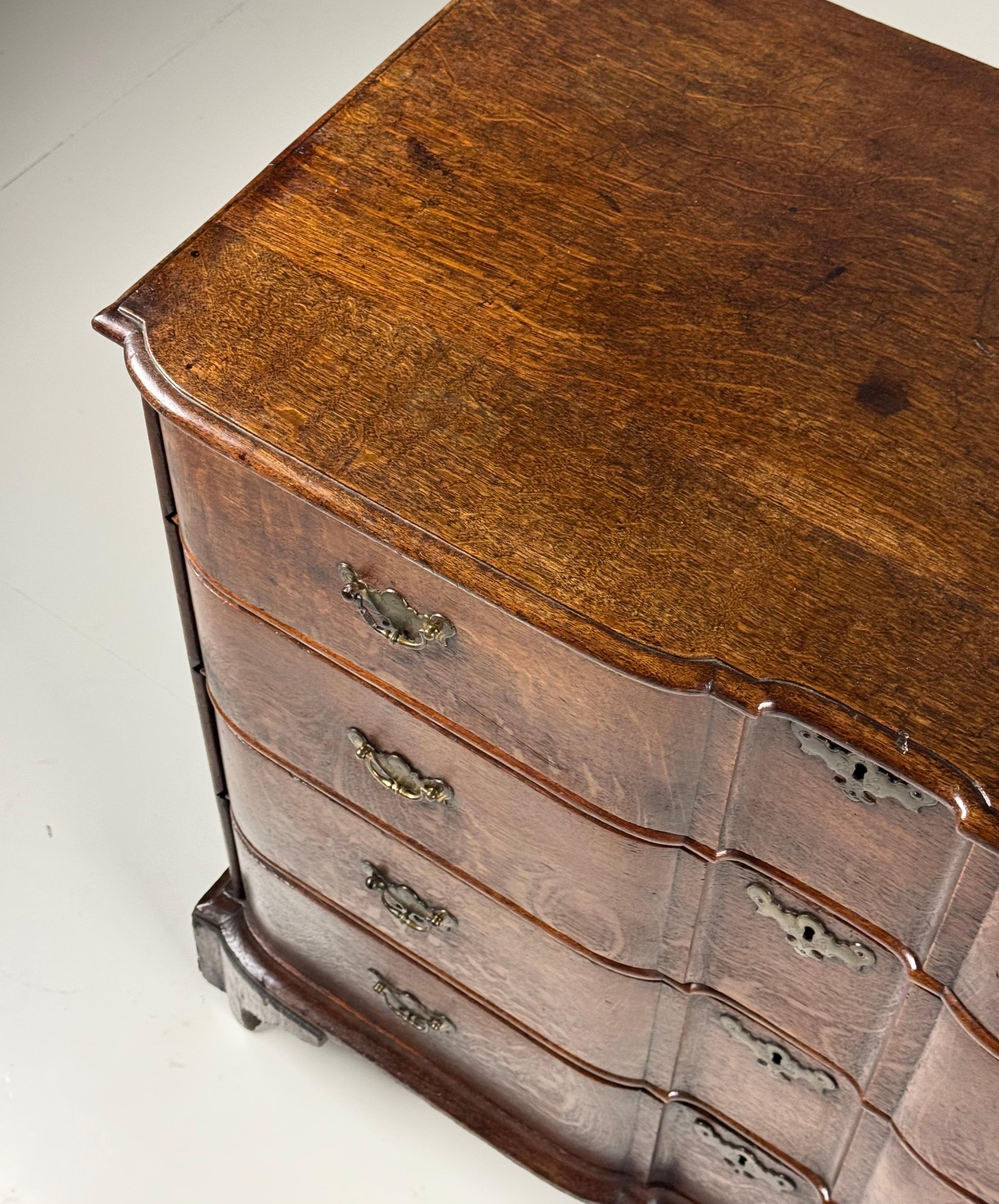 18th Century Dutch Oak Commode ca. 1760 For Sale