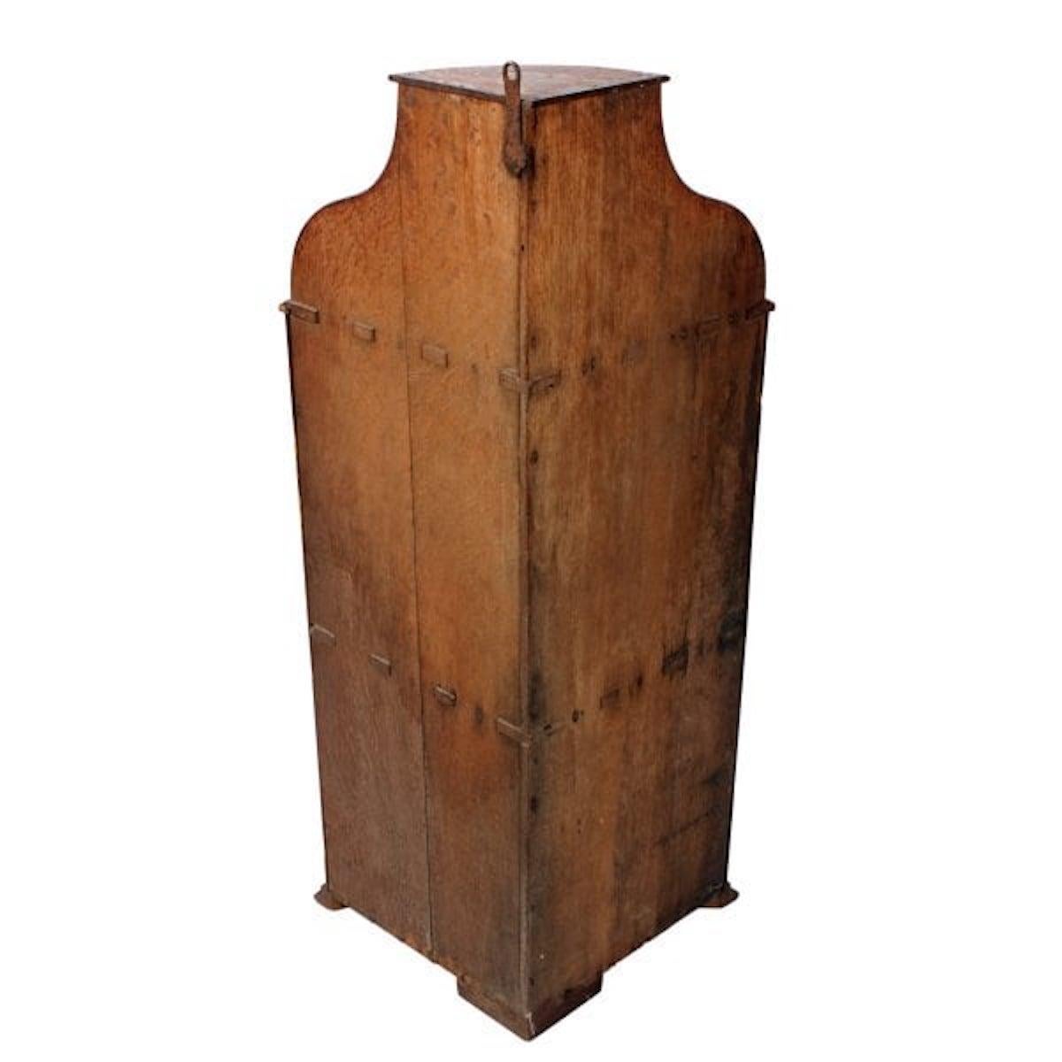 Dutch Oak Corner Cupboard, 18th Century For Sale 4