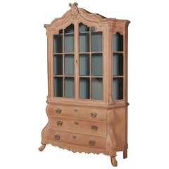 Dutch Oak Display Cupboard