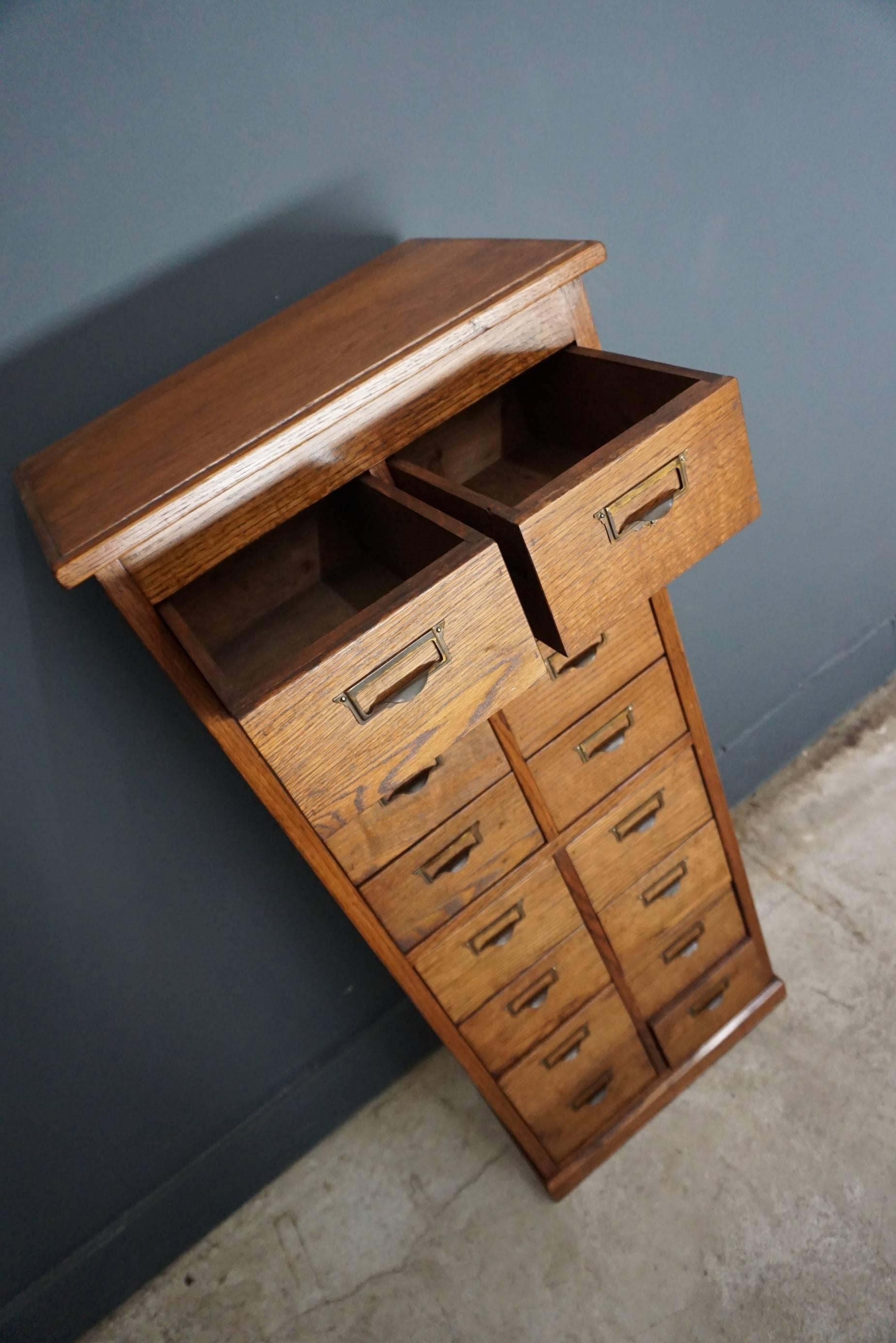 Dutch Oak Filing Cabinet, 1930s 1