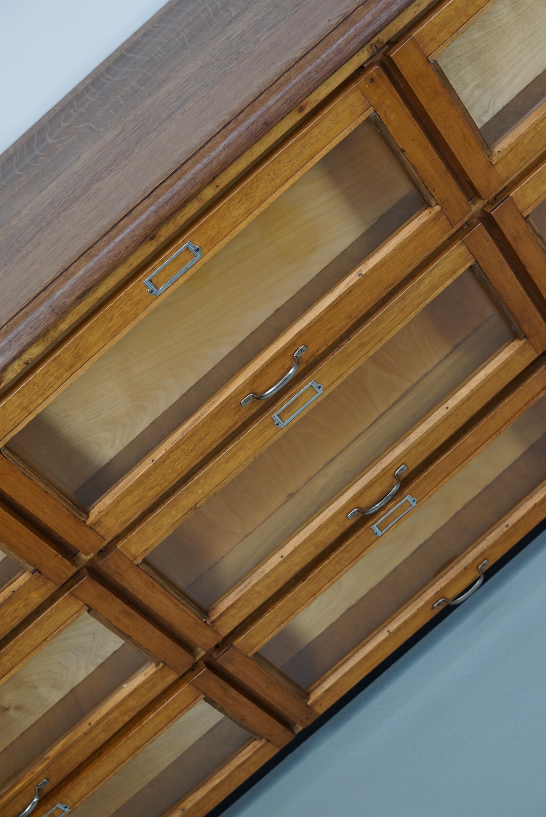 Dutch Oak Haberdashery Shop Cabinet / Sideboard, 1950s 5
