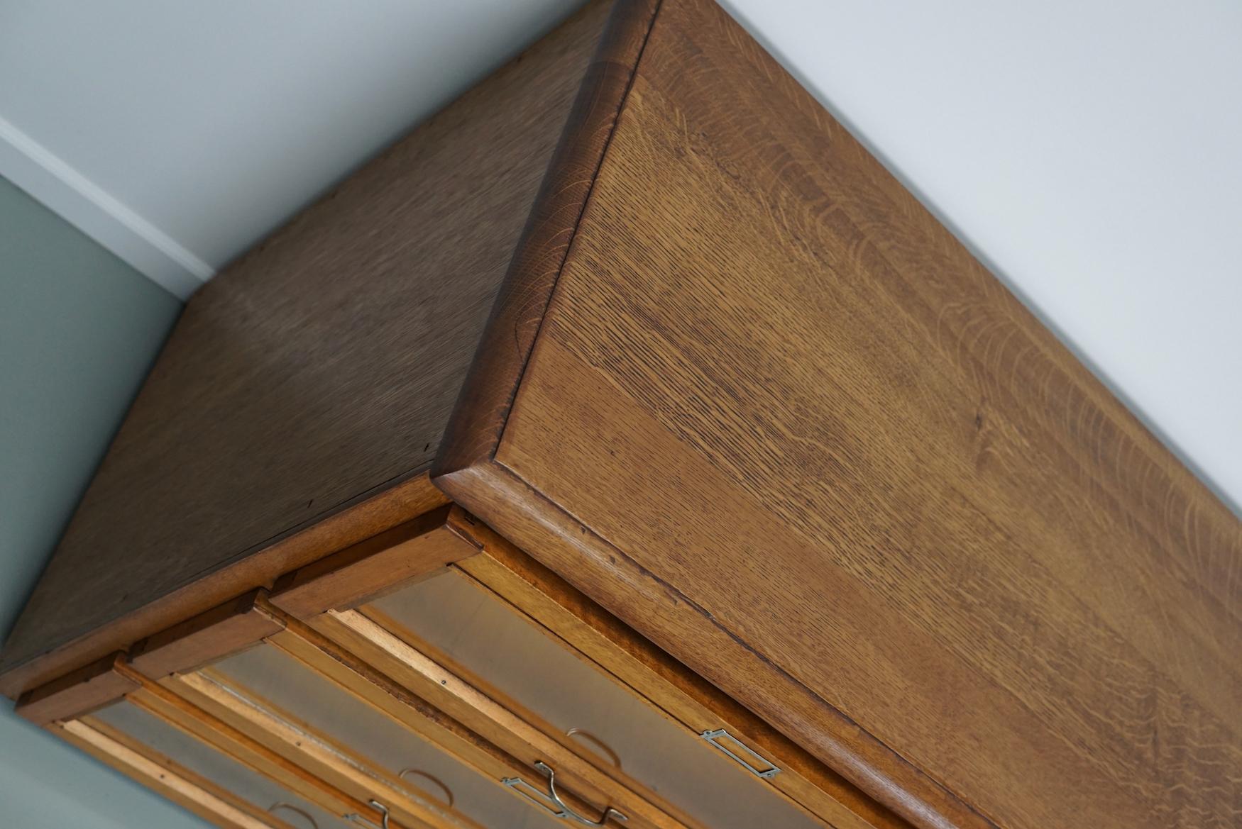 Dutch Oak Haberdashery Shop Cabinet / Sideboard, 1950s 6