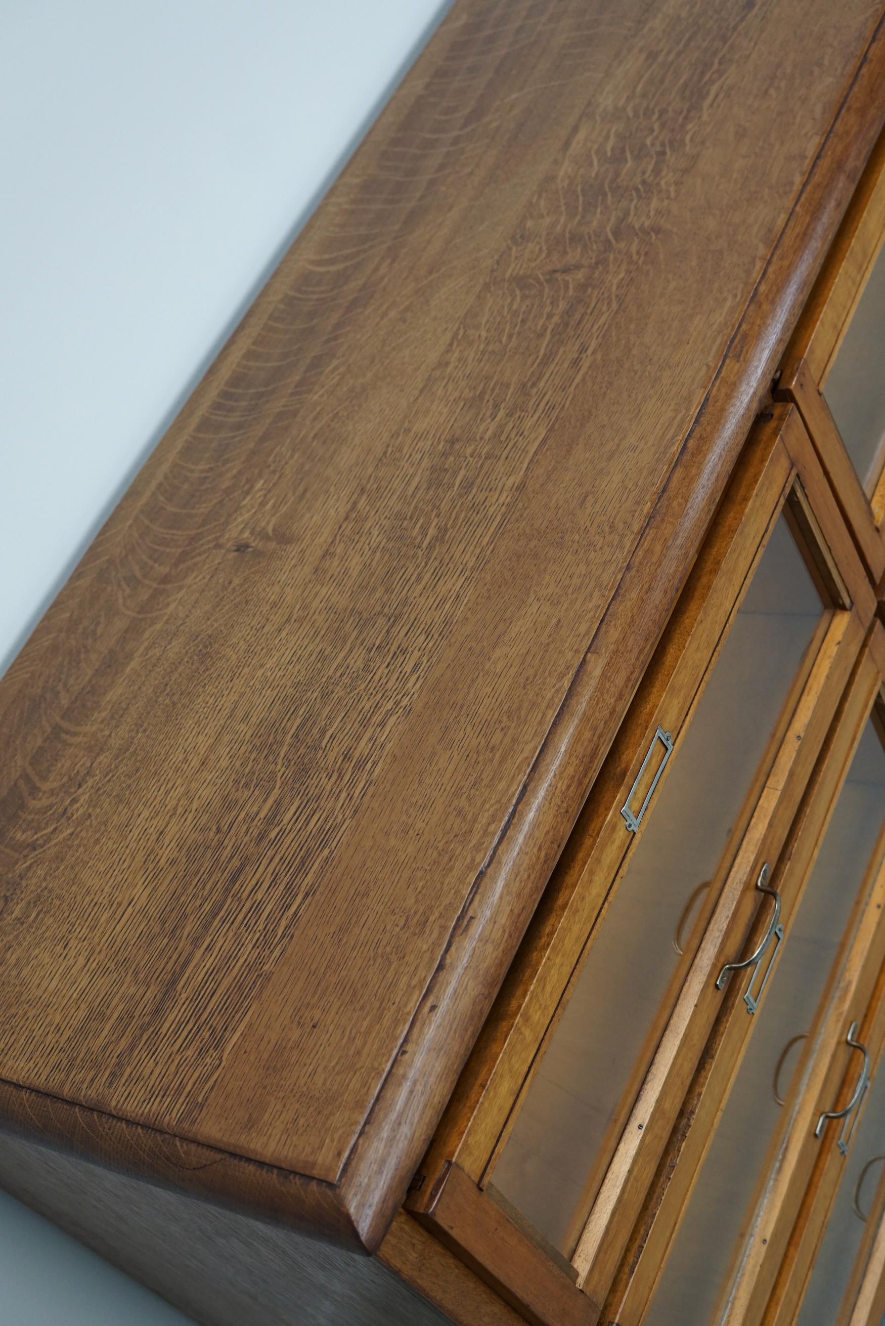 Dutch Oak Haberdashery Shop Cabinet / Sideboard, 1950s 7