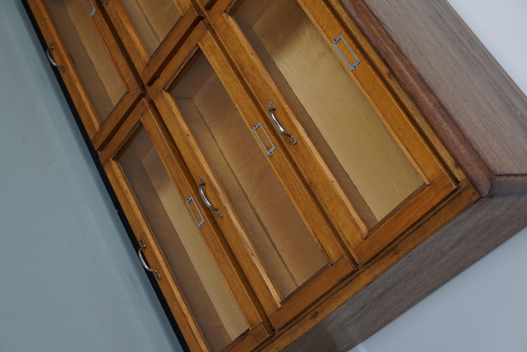 Dutch Oak Haberdashery Shop Cabinet / Sideboard, 1950s 8