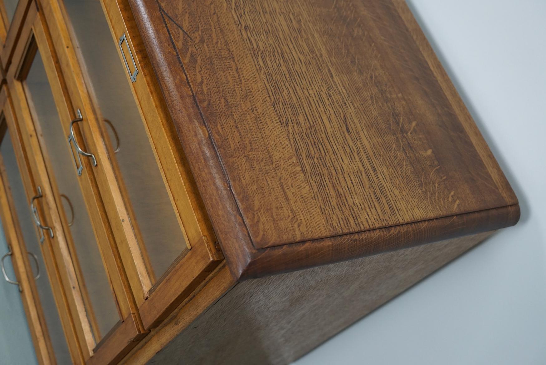 Dutch Oak Haberdashery Shop Cabinet / Sideboard, 1950s 9