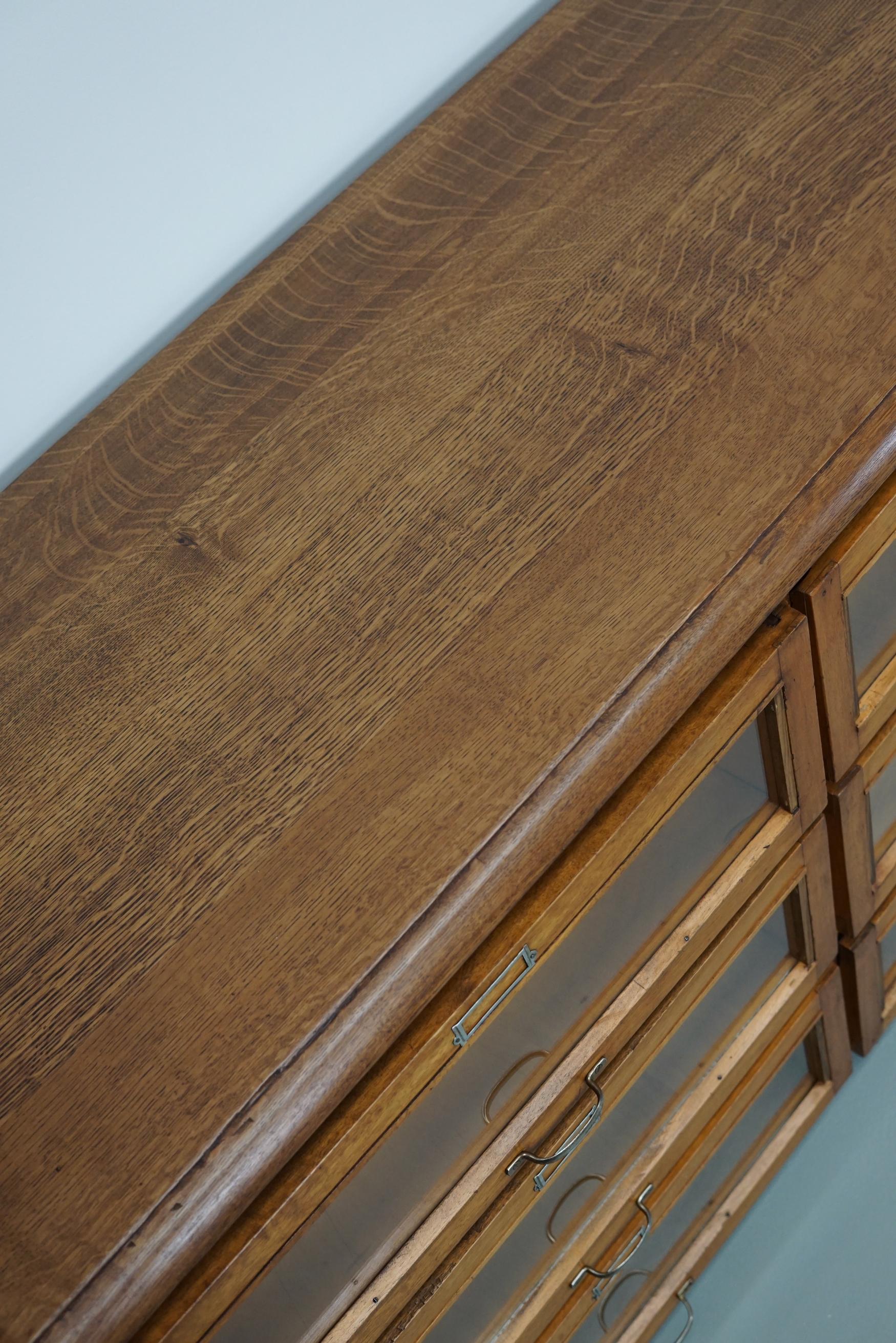 Dutch Oak Haberdashery Shop Cabinet / Sideboard, 1950s 10
