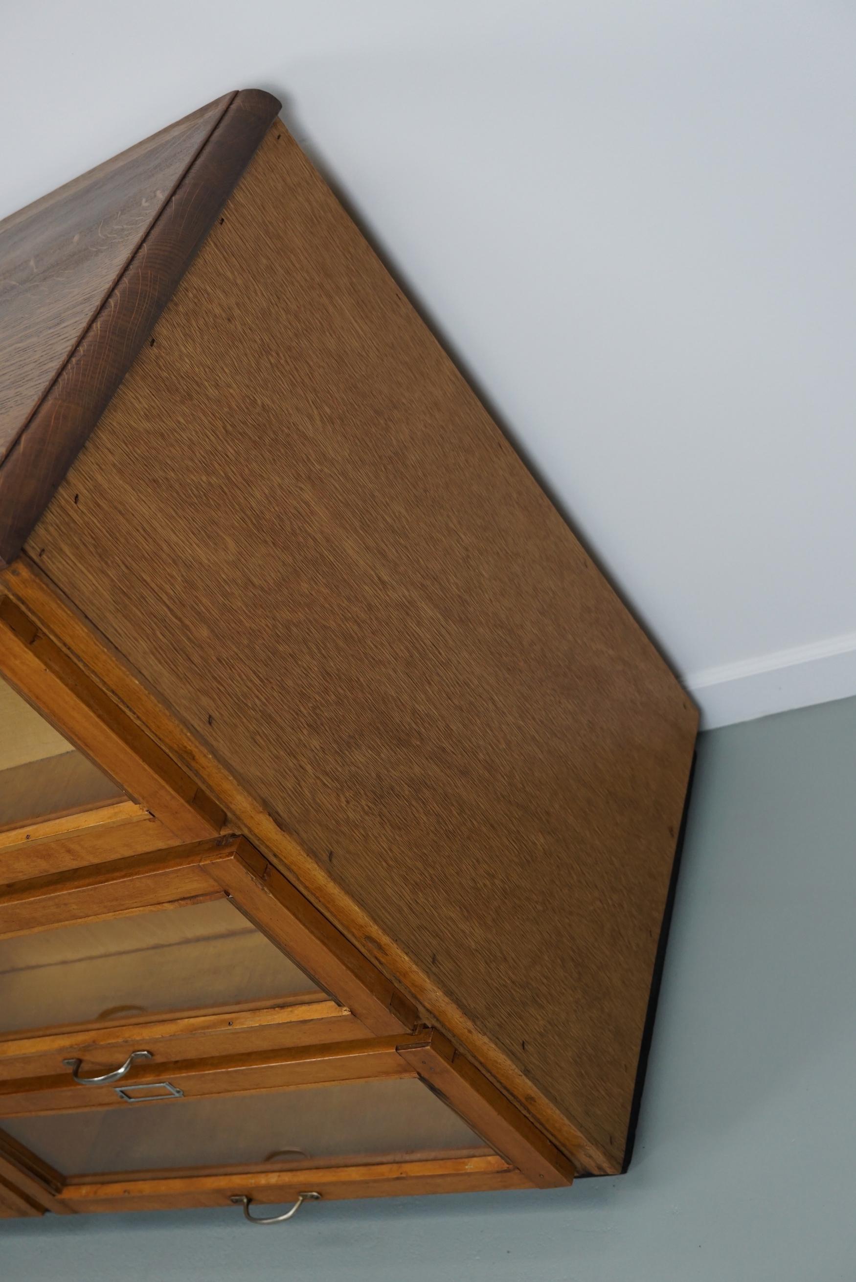 Beech Dutch Oak Haberdashery Shop Cabinet / Sideboard, 1950s