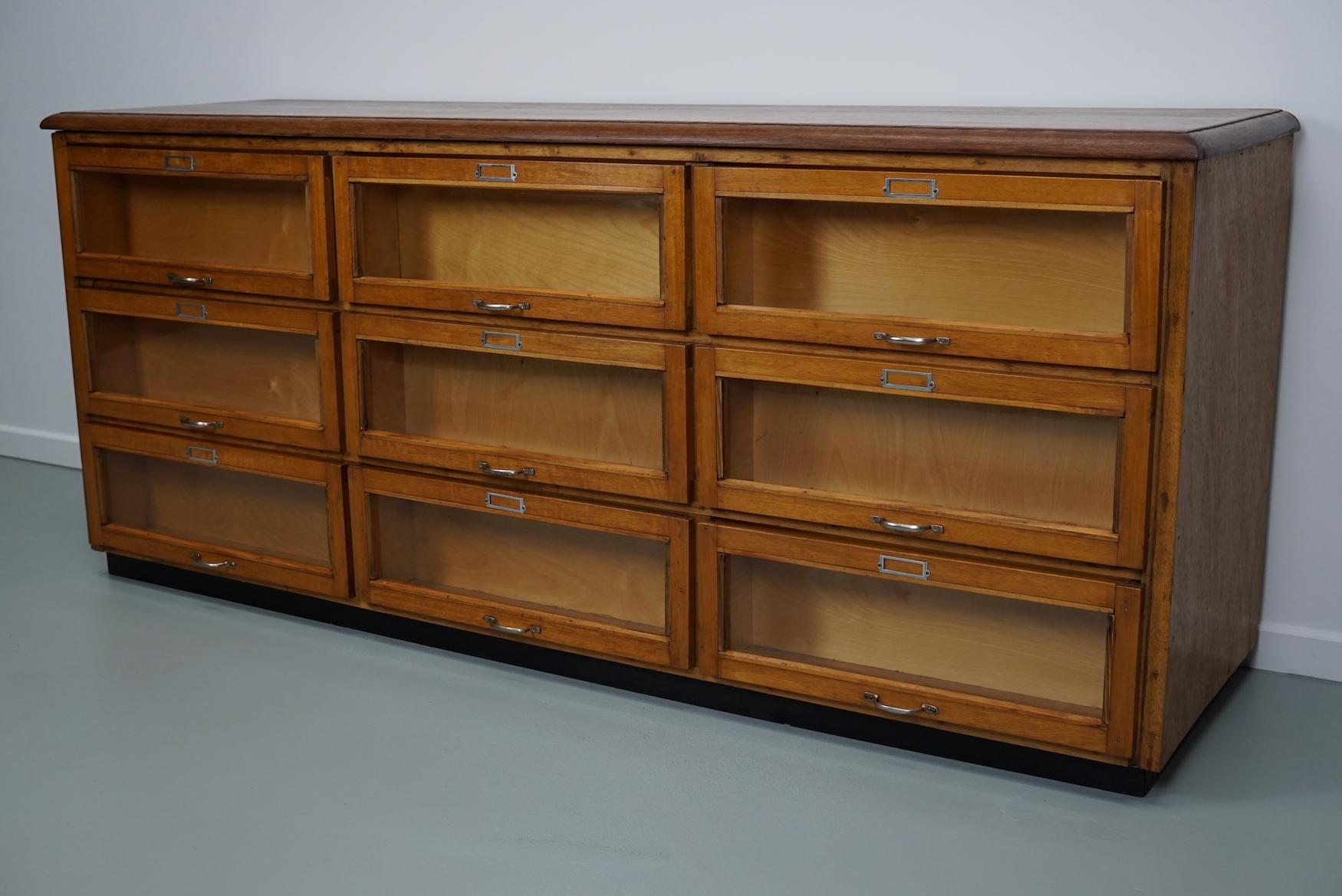 Dutch Oak Haberdashery Shop Cabinet / Sideboard, 1950s 1