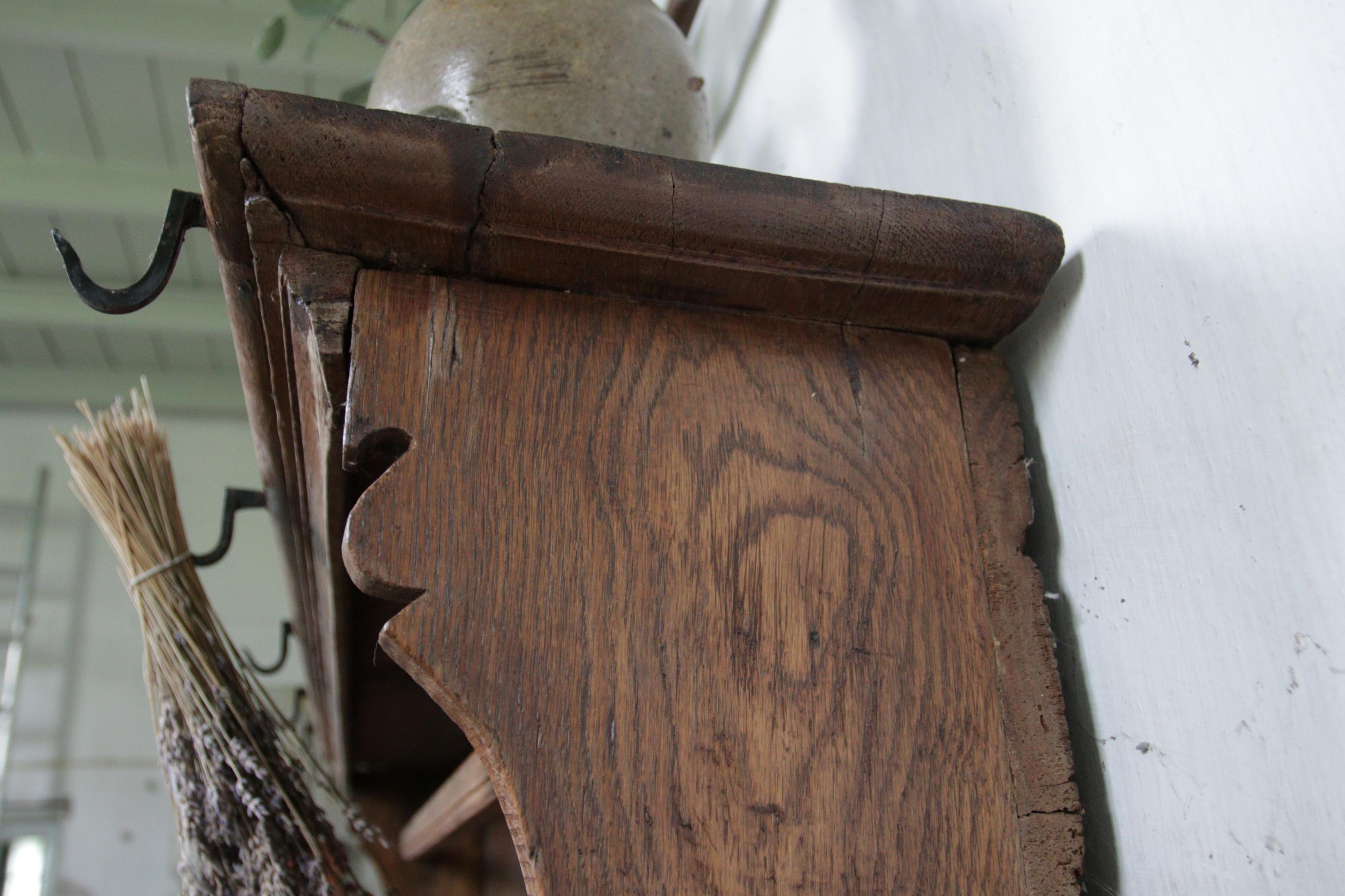 Dutch Oak Pewter Cupboard ca 1700 For Sale 7