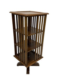 Dutch Oak revolving bookcase, ca 1900