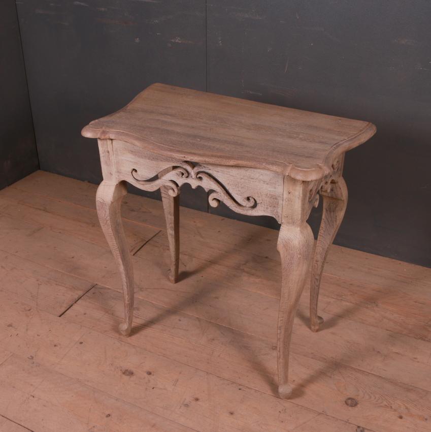 George III Dutch Oak Side Table