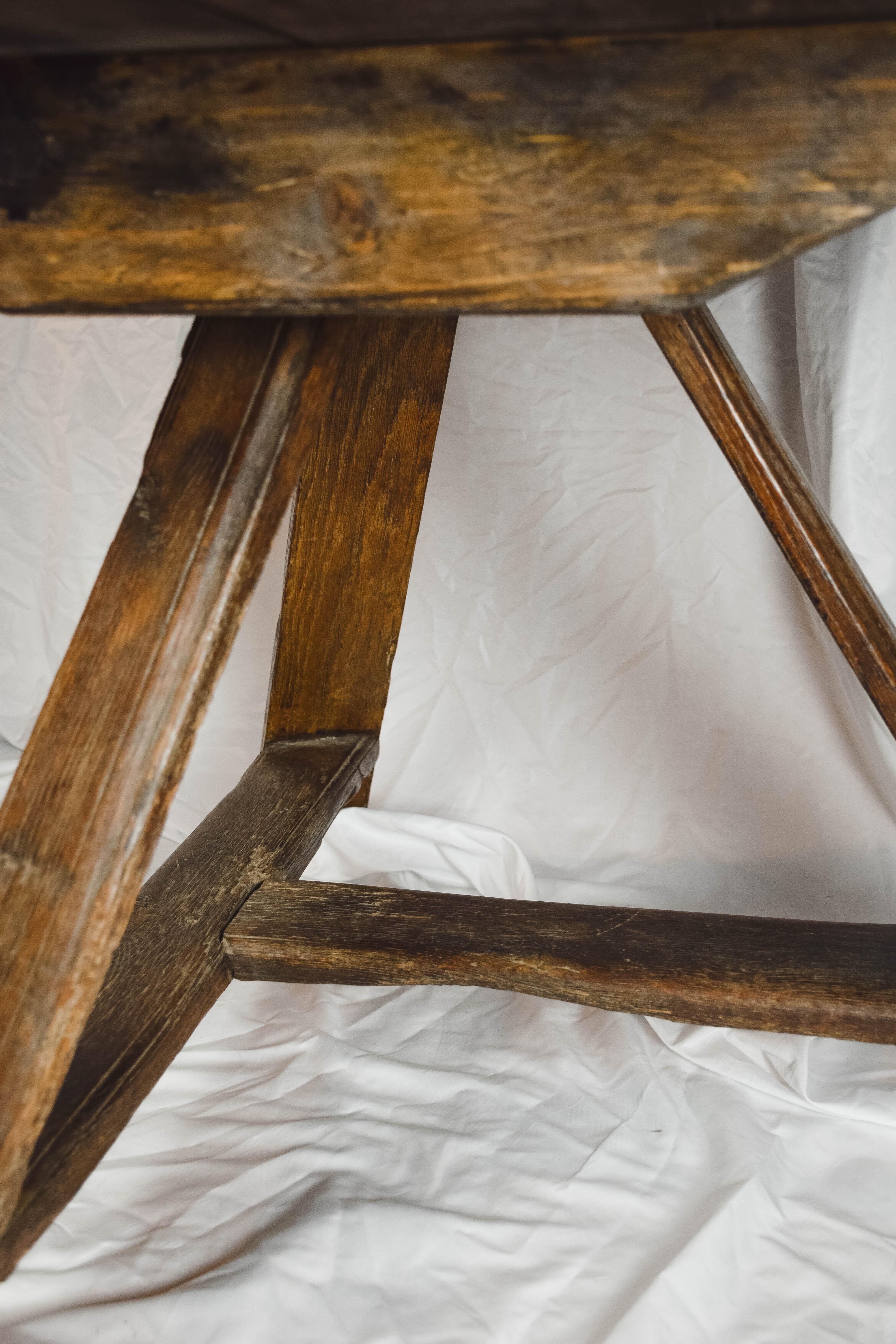 Dutch Oak Tilt-Top Table 6