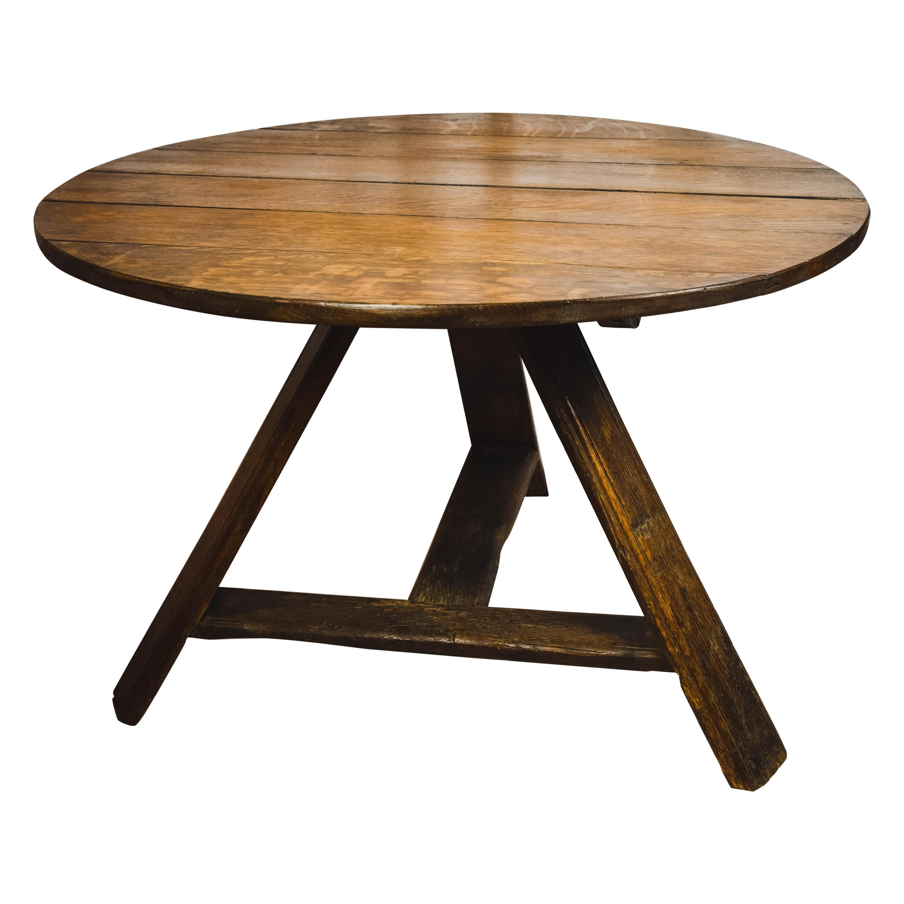 Dutch Oak Tilt-Top Table