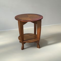 Dutch Occasional Side Table in oak by P.E.L. Izeren, 1920s