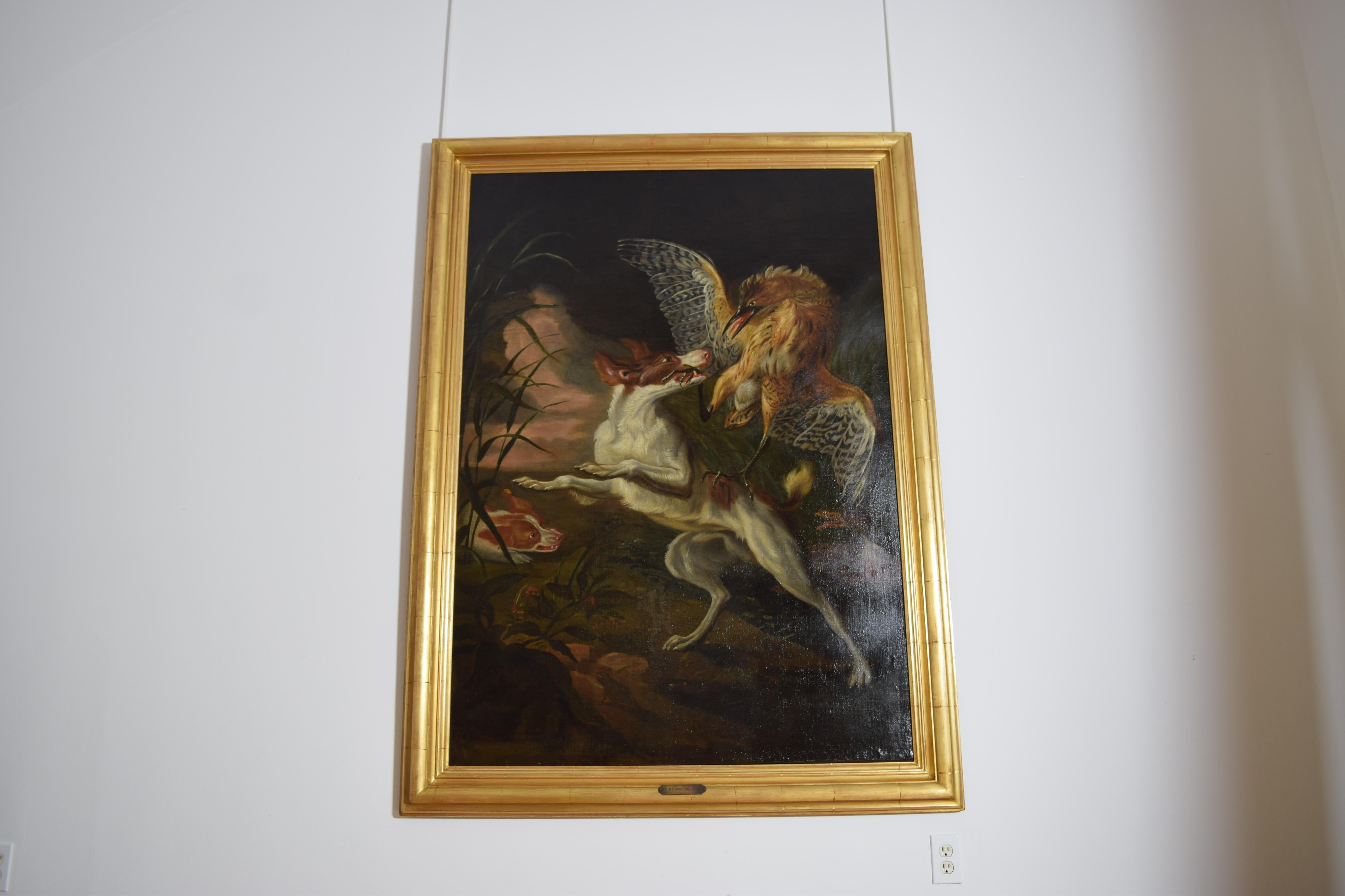 XVIII secolo Olio olandese su tela, 