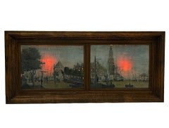 Dutch Optical Print with Illumination, Amsterdam 18th Century