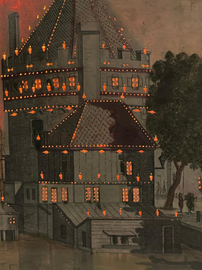 Niederländischer optischer Druck mit Beleuchtung, Amsterdam, 18. Jahrhundert im Angebot 4