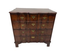 Dutch Organ Curved Chest of Drawers, 18th Century