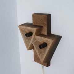 Niederländischer Wandleuchter in organischer Form aus Keramik, 1960er Jahre