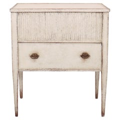 Dutch Painted Bedside Cabinet