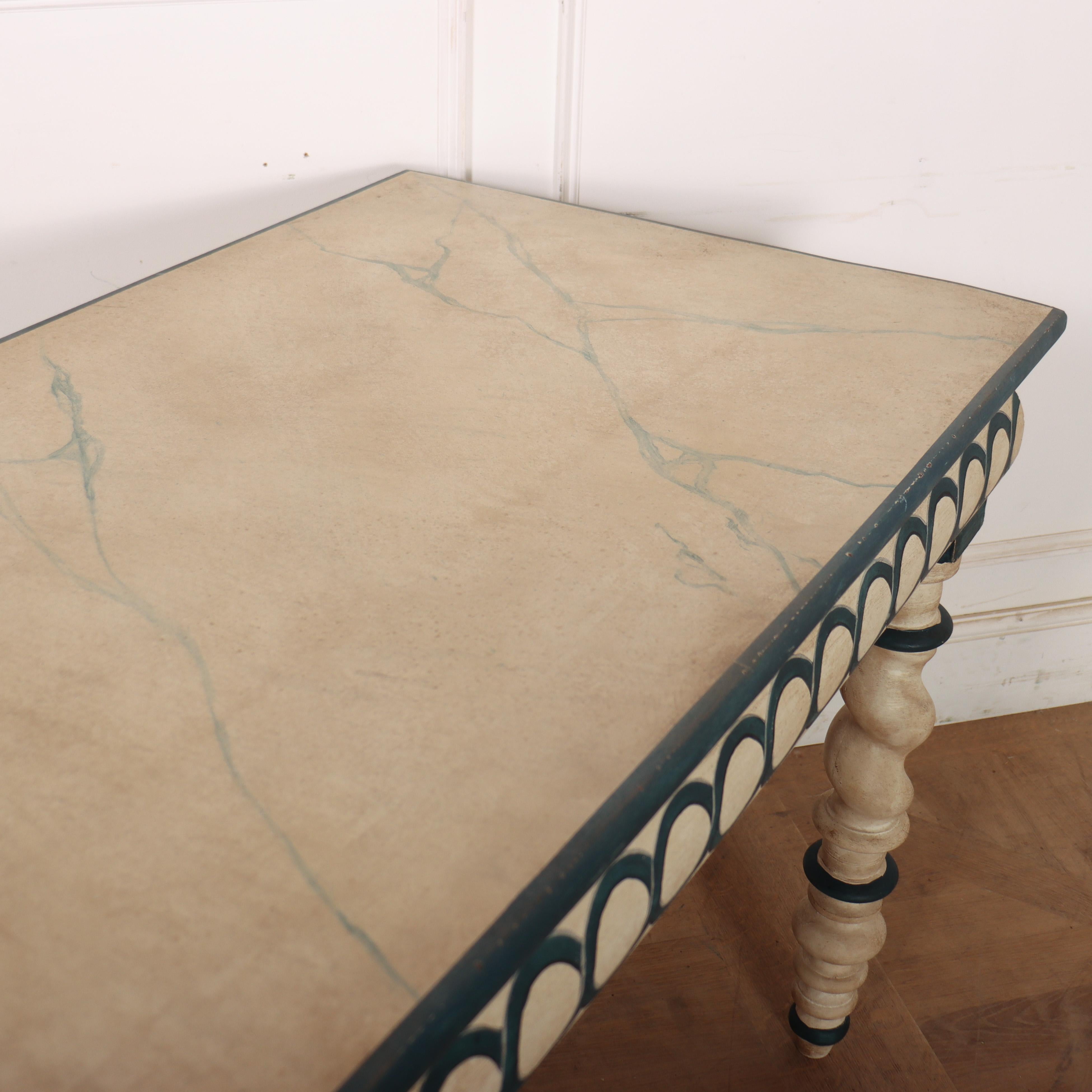 Dutch Painted Console Table For Sale 4