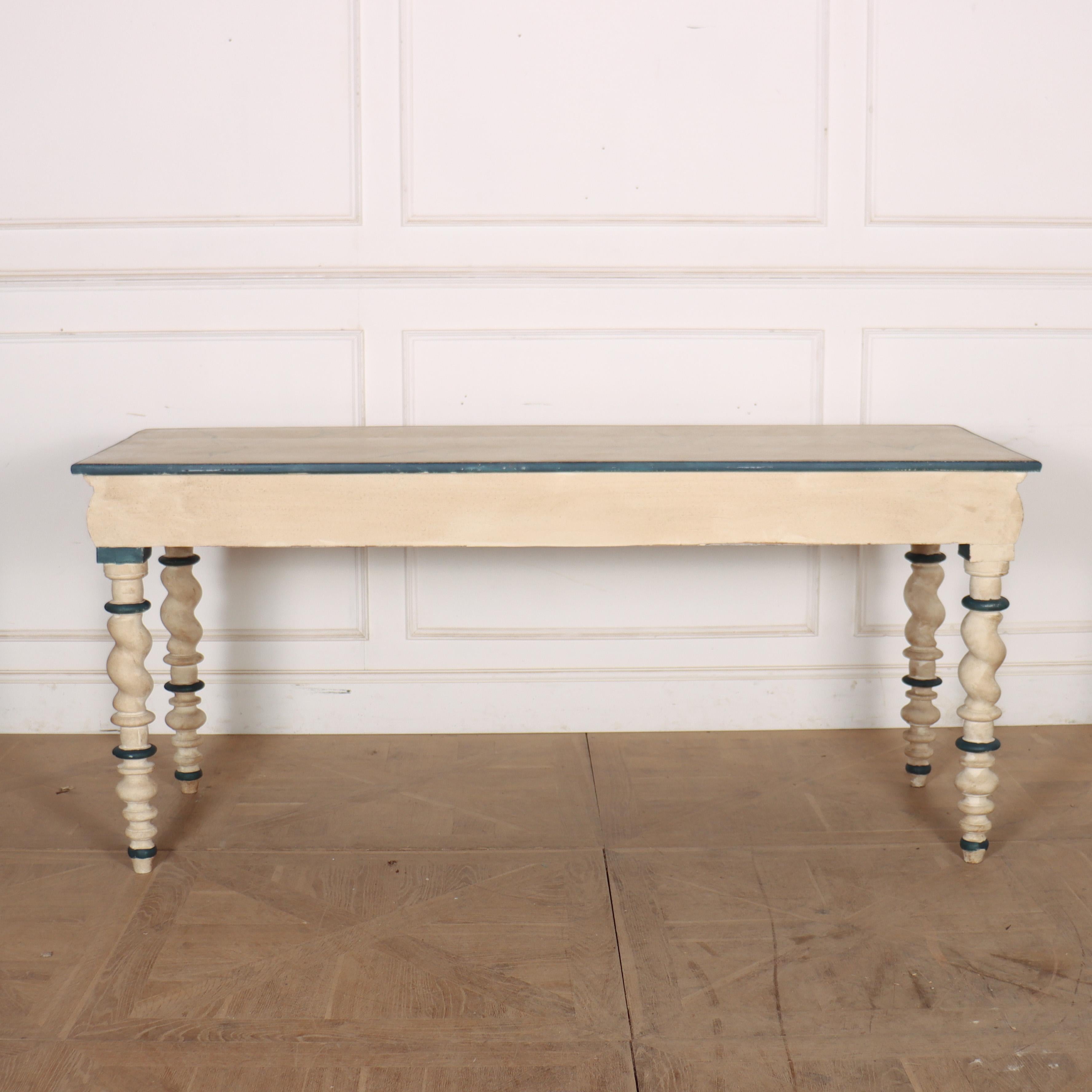 Dutch Painted Console Table For Sale 6