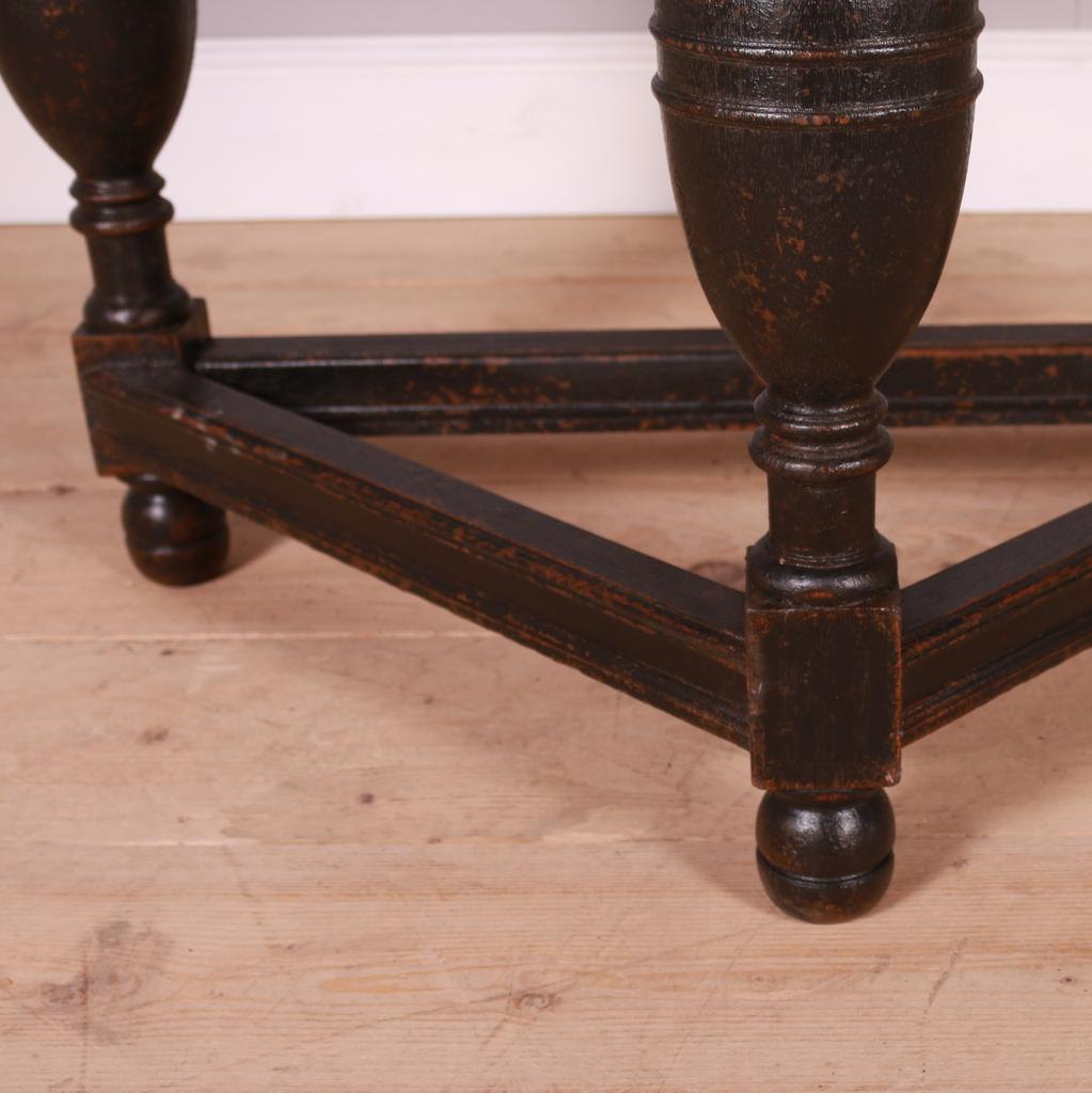 Late Victorian Dutch Painted Console Table For Sale