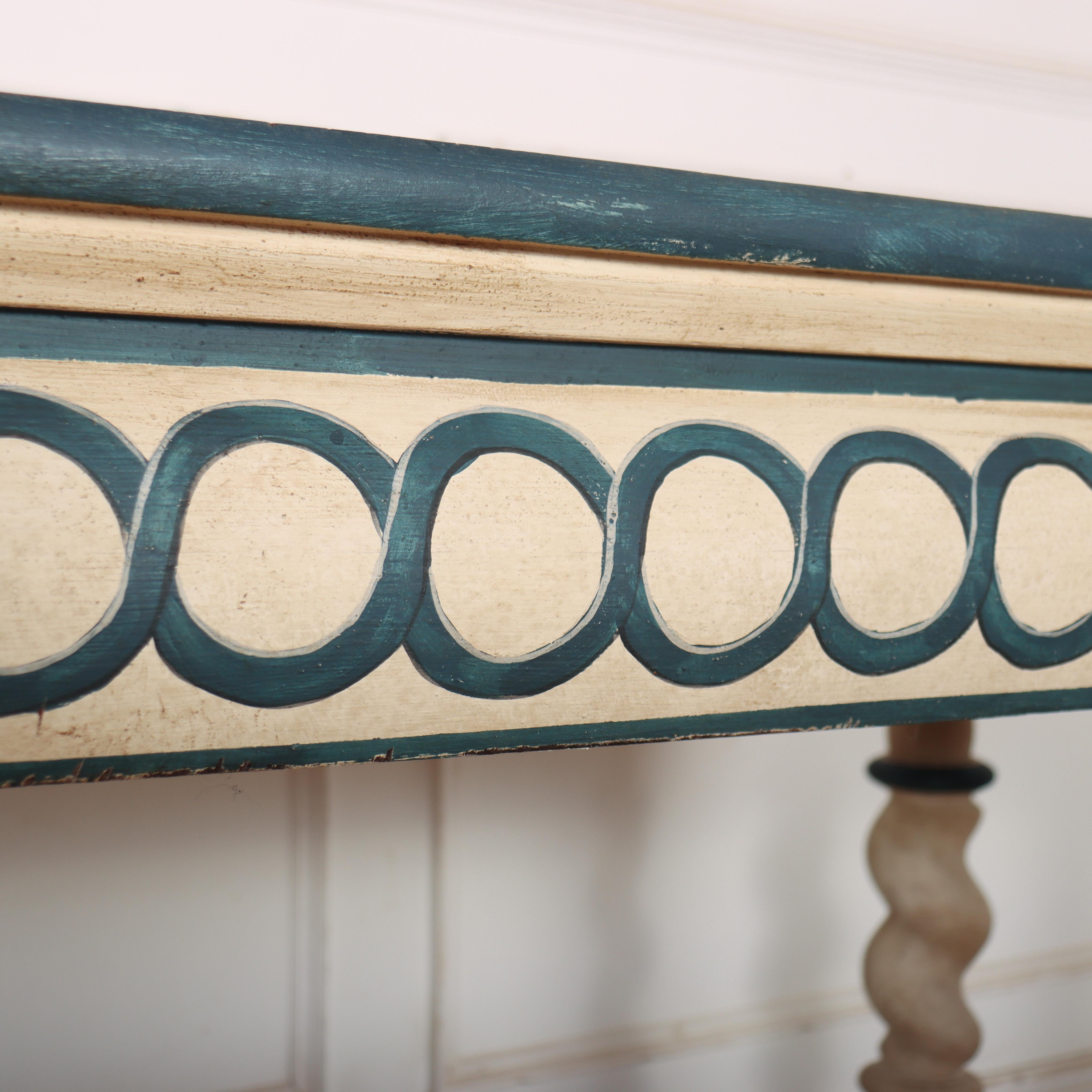 Dutch Painted Console Table For Sale 1