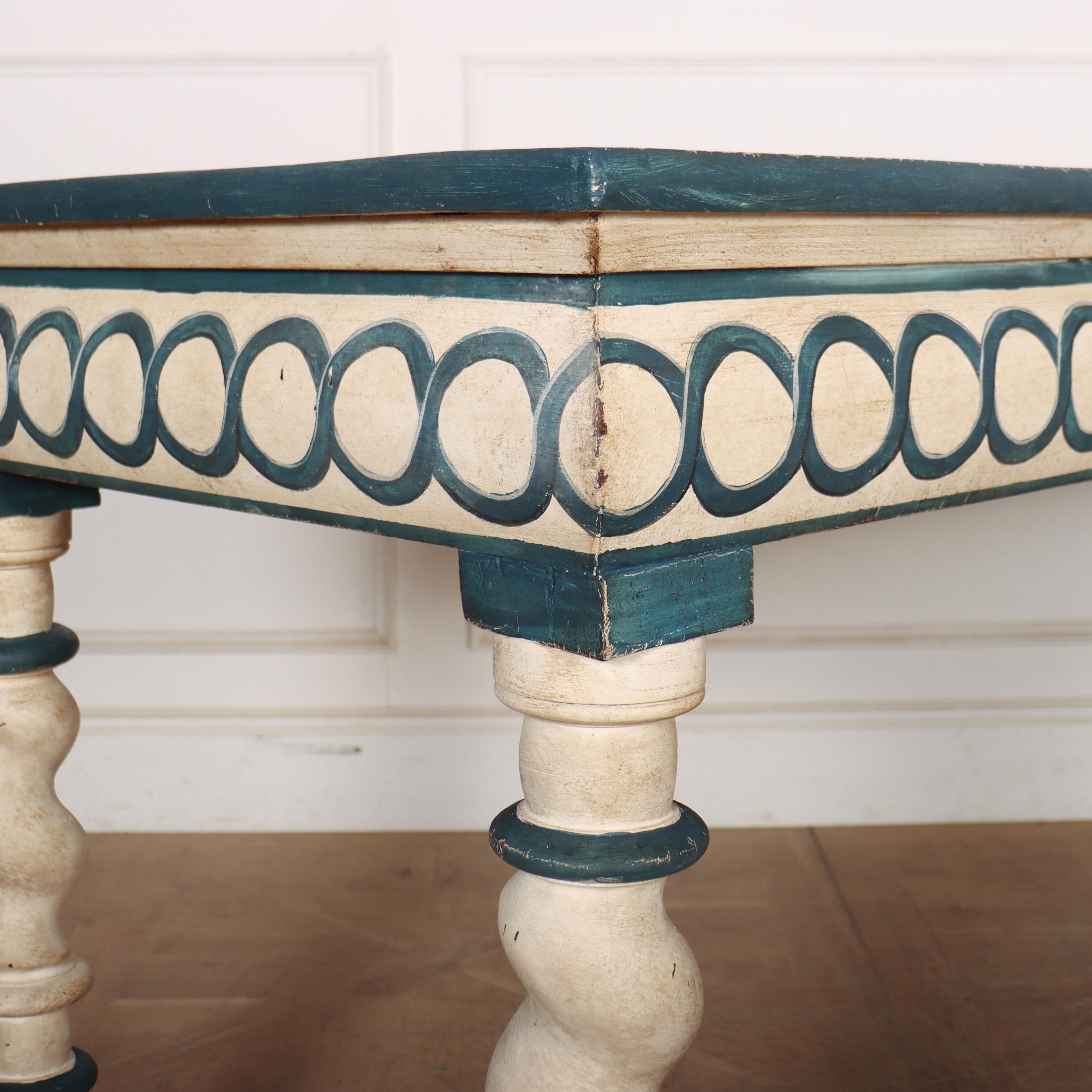 Dutch Painted Console Table For Sale 2
